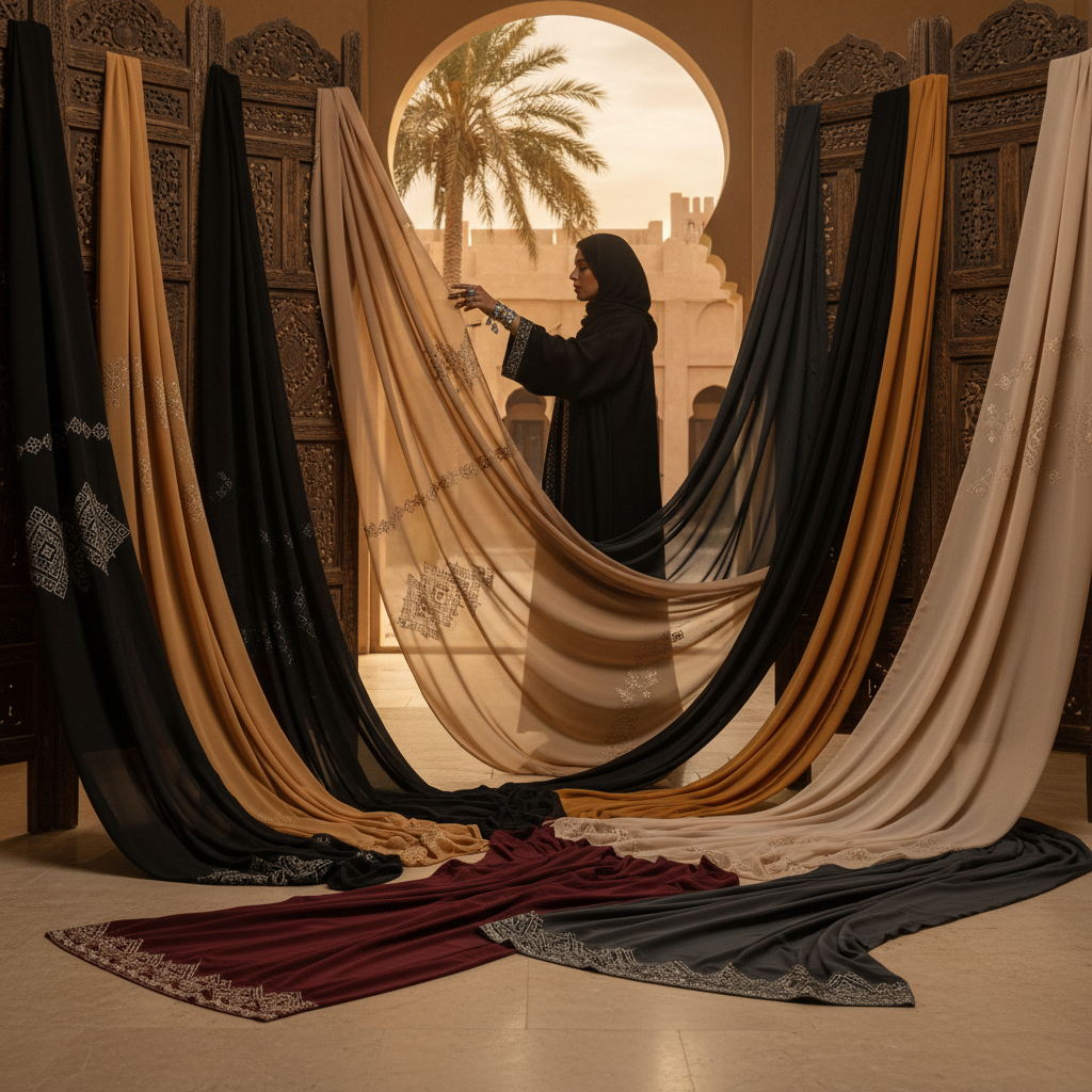 what fabric is best for Saudi abaya - fashion inspiration