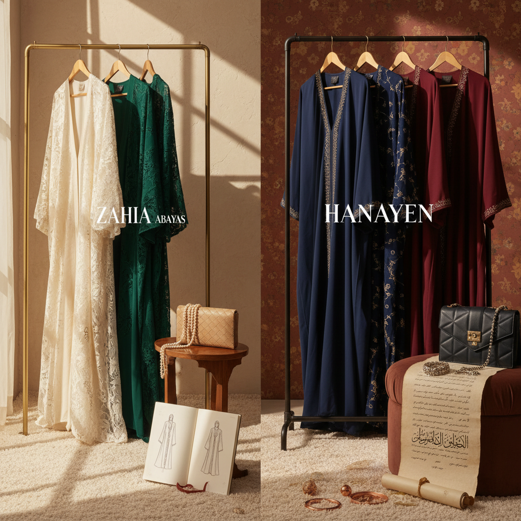 Zahia Abayas vs Hanayen - fashion inspiration