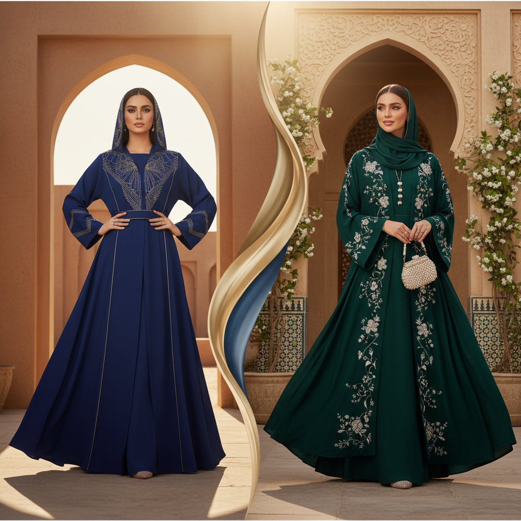 Zahia Abayas vs Hanayen - fashion inspiration