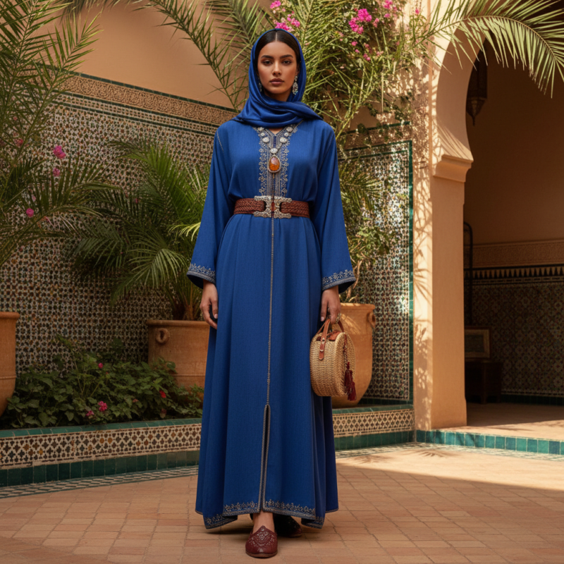 how to style moroccan abaya featured