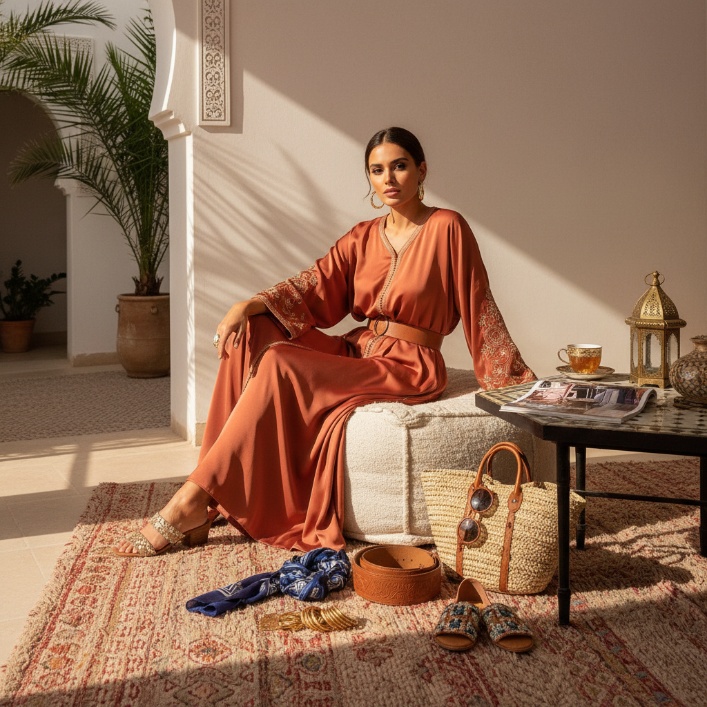 how to style moroccan abaya - fashion inspiration