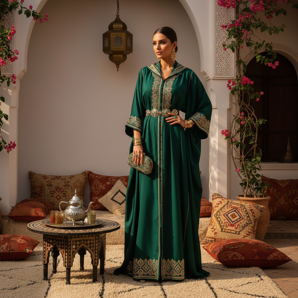 moroccan abaya for wedding guest - fashion inspiration