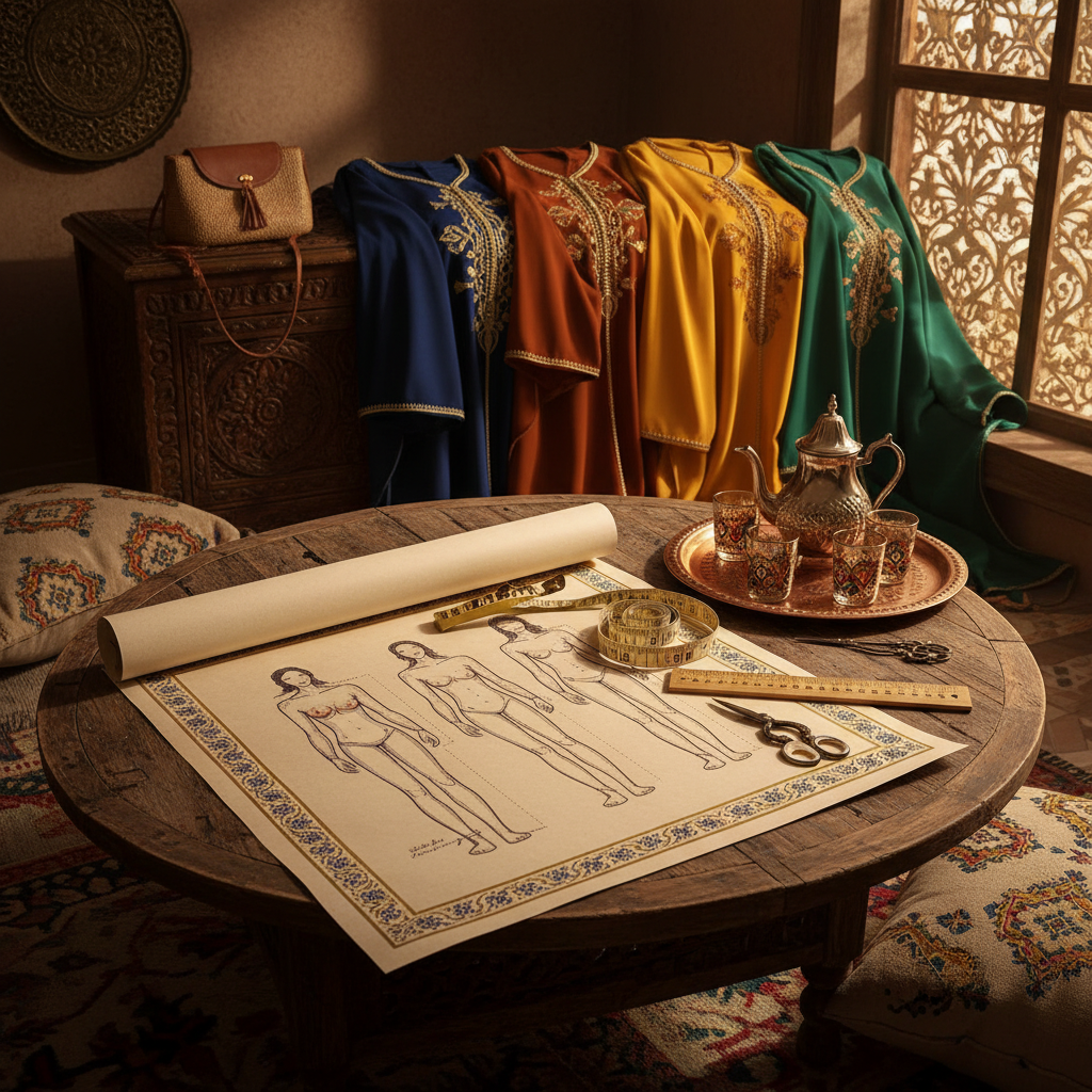 moroccan abaya sizing chart - fashion inspiration