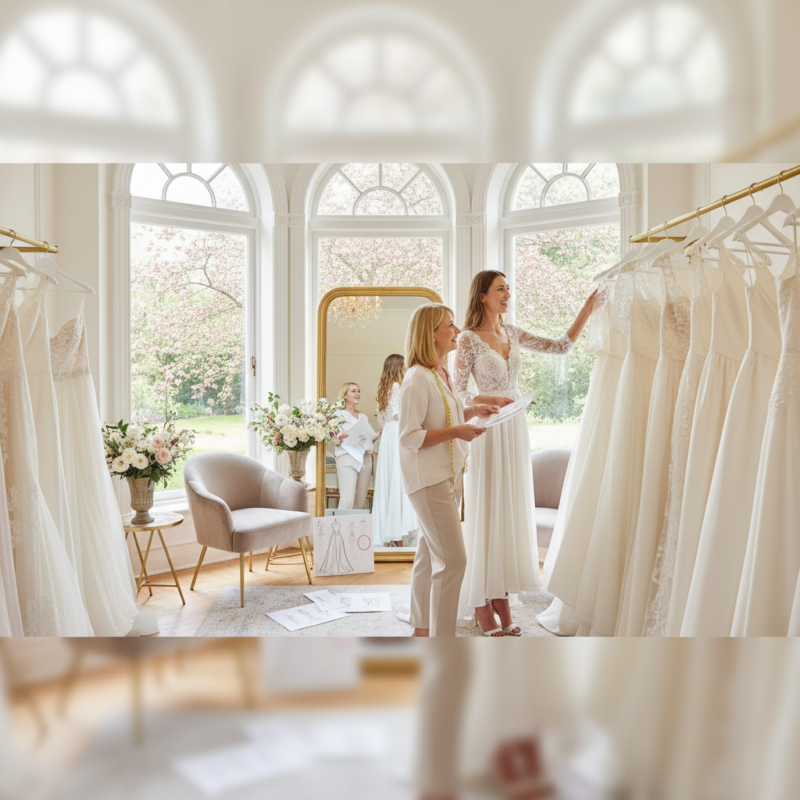 best time to start wedding dress shopping featured