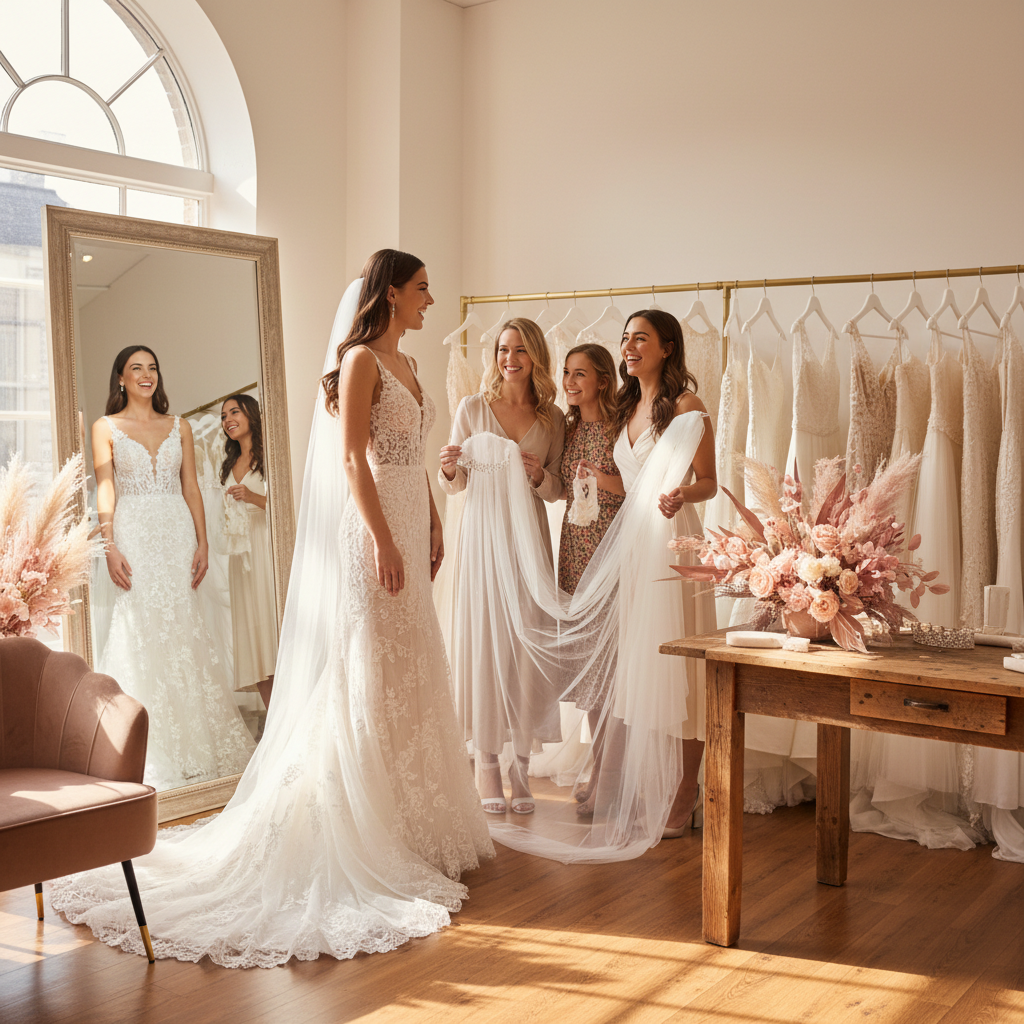 Best time to start wedding dress shopping - fashion inspiration
