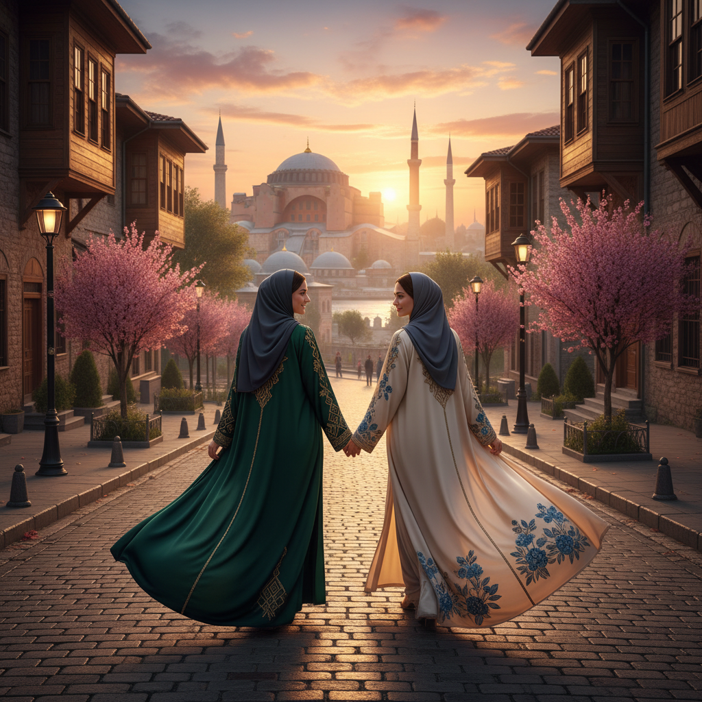 turkish abayas in istanbul - fashion inspiration