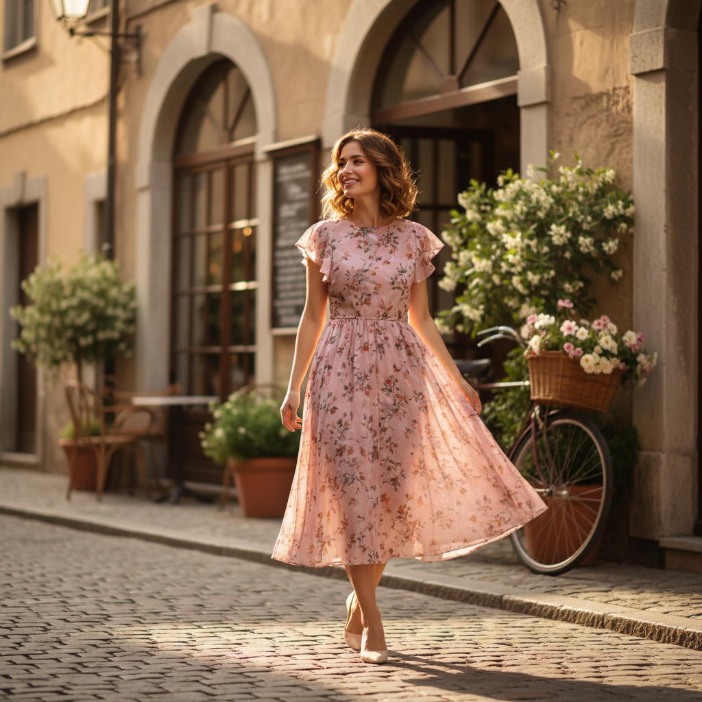 petite midi dresses - fashion inspiration