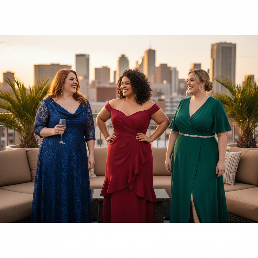 plus size cocktail dresses - fashion inspiration